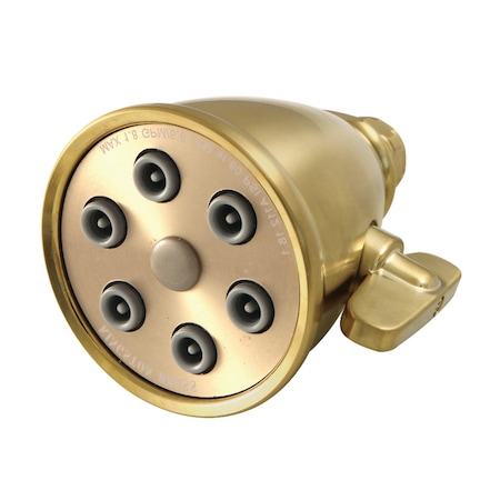 Showerscape Shower Head, Brushed Brass, Wall Mount K138A7